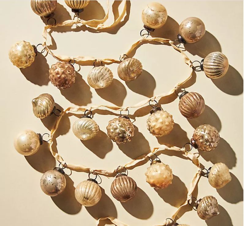 Mercury Glass Garland