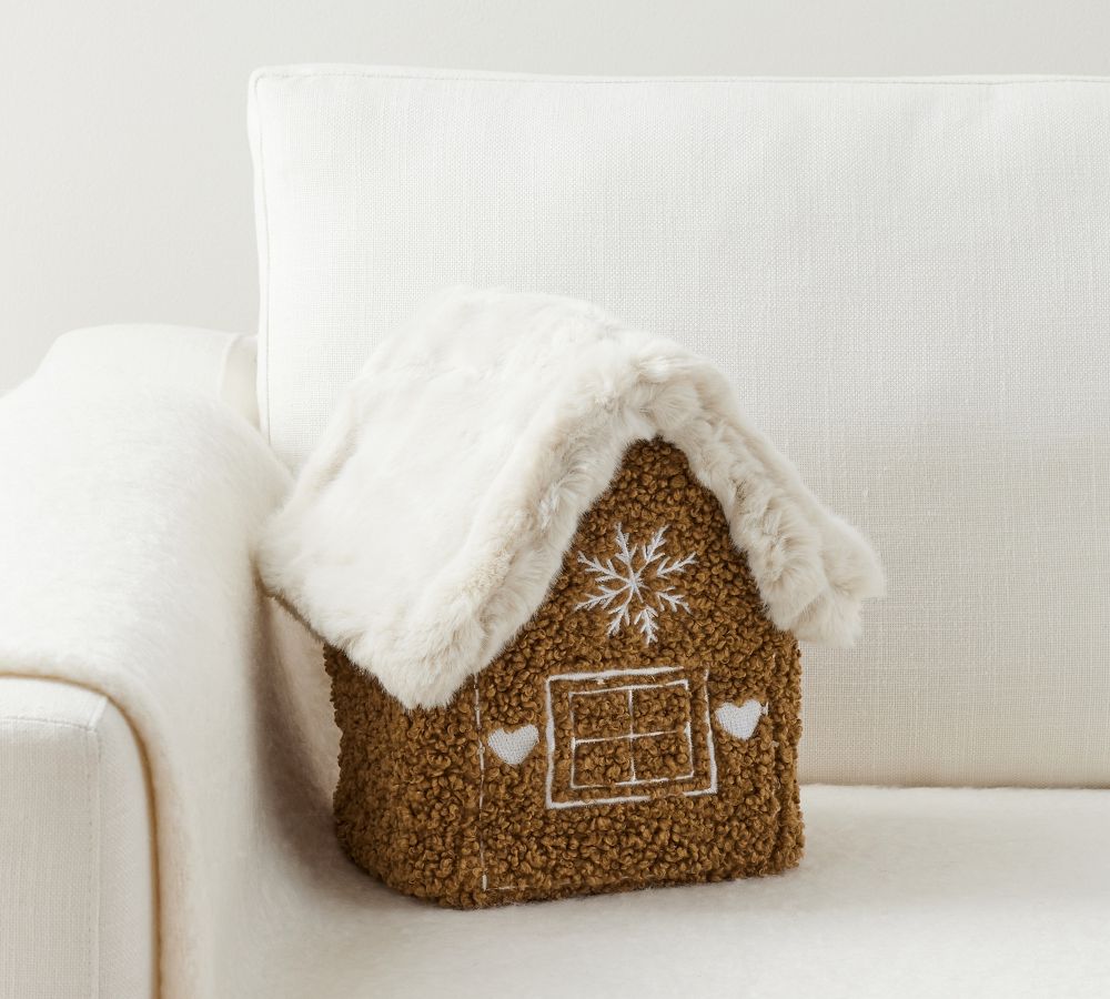 Gingerbread House Pillow