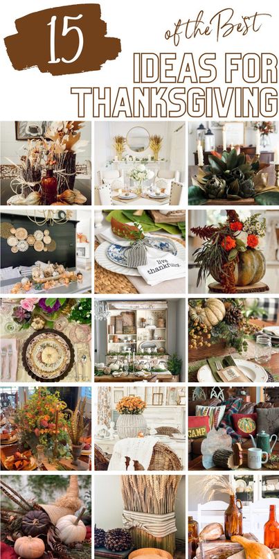 Thanksgiving Décor Ideas