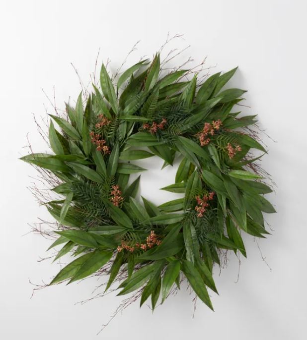 Faux Willow Wreath