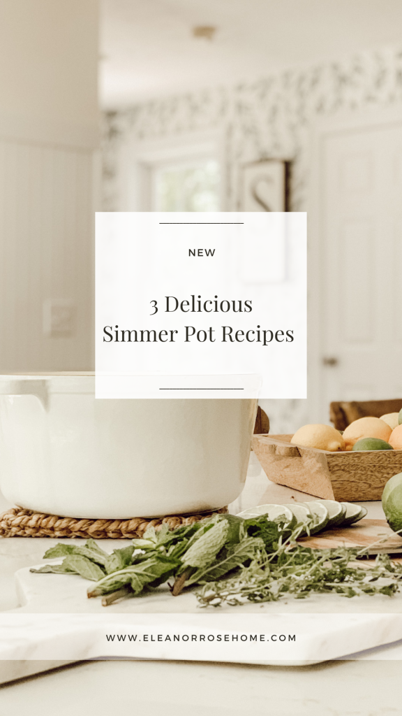 3 delicious simmer pot recipes that will fill your home with fragrant scents.