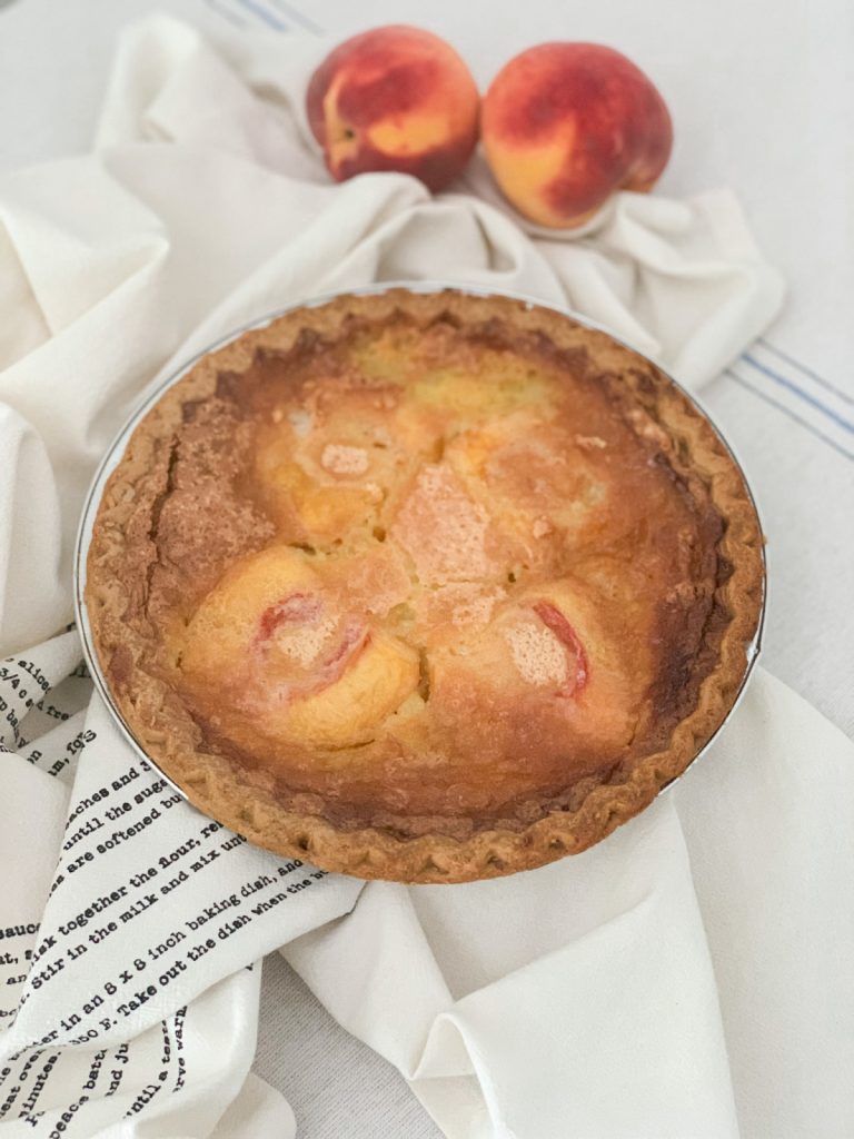 Easy to make summer dessert with fresh fruit and custard.