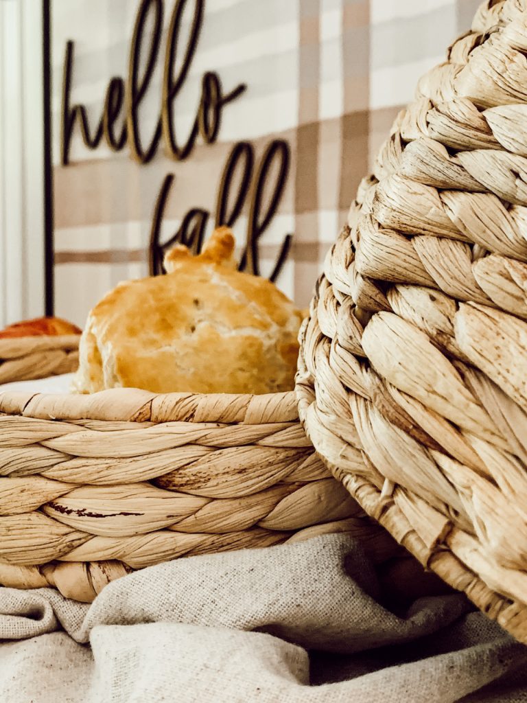 Fall dessert recipe with store bought filling and pastry.