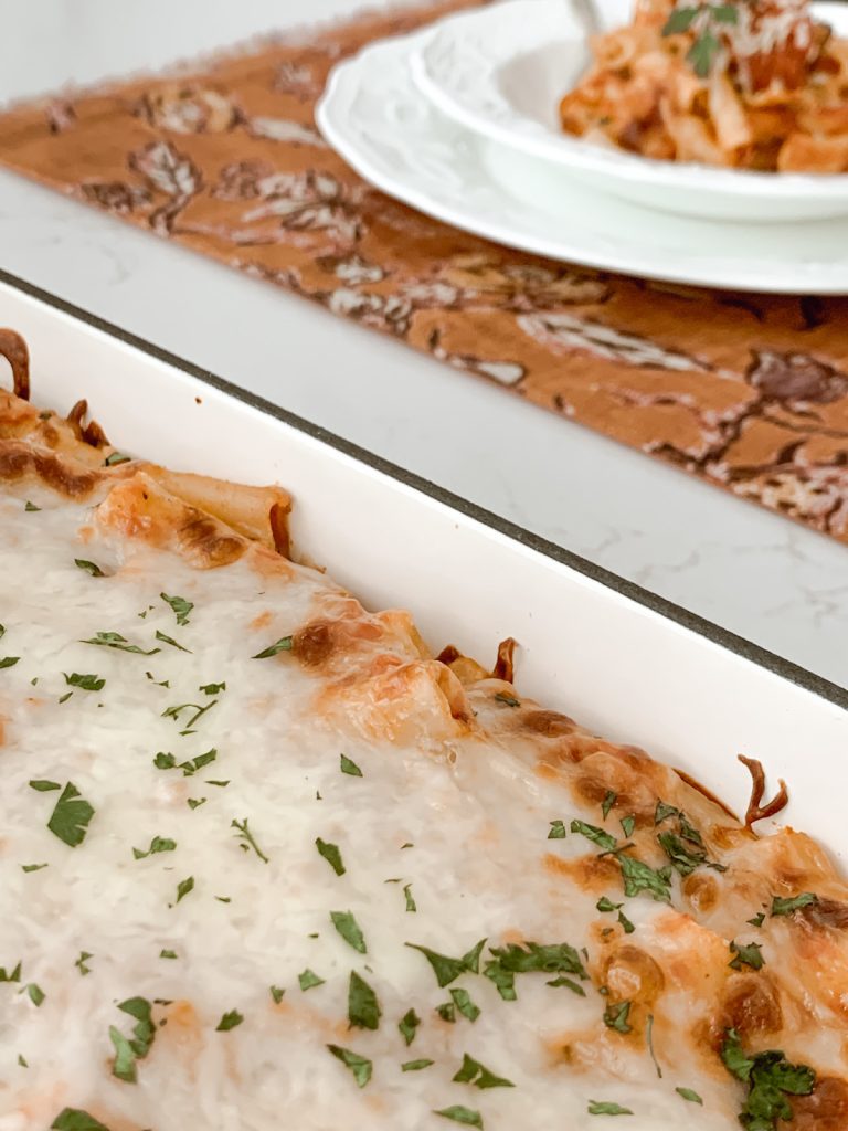 Pasta dinner recipe for a busy weeknight or for Sunday dinner.