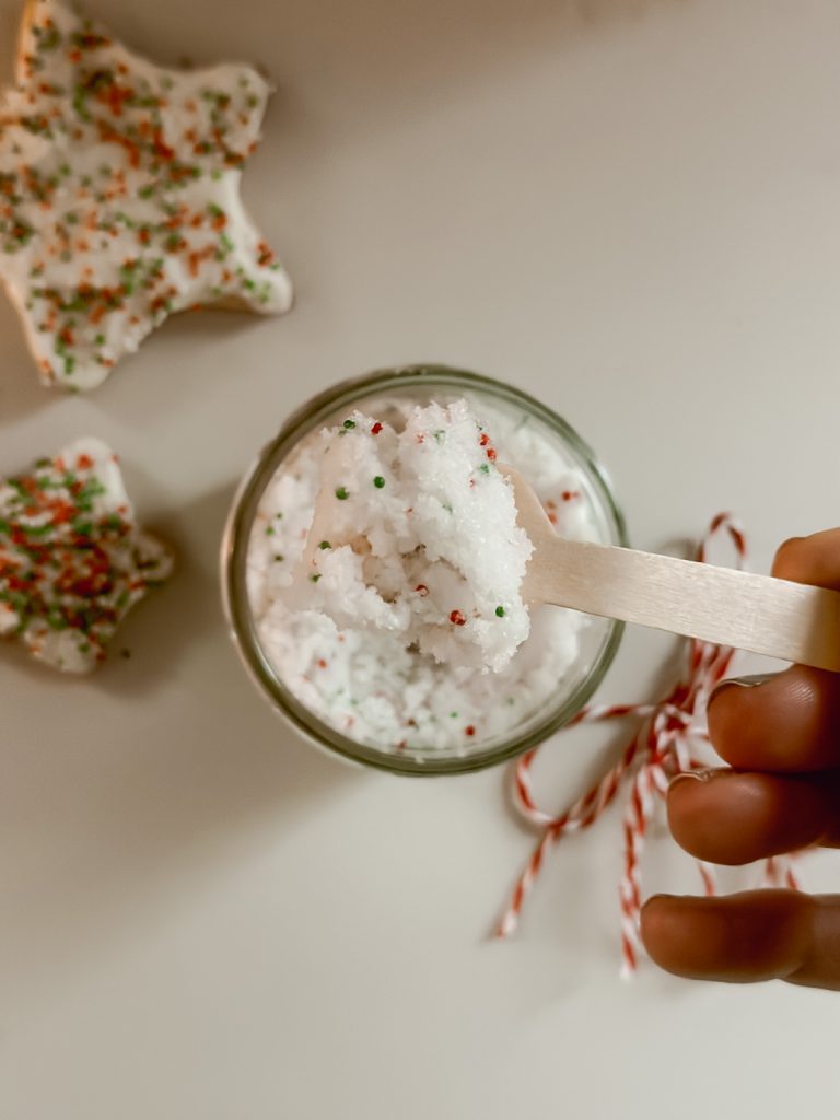 Christmas Cookie Coconut Oil Sugar Scrub