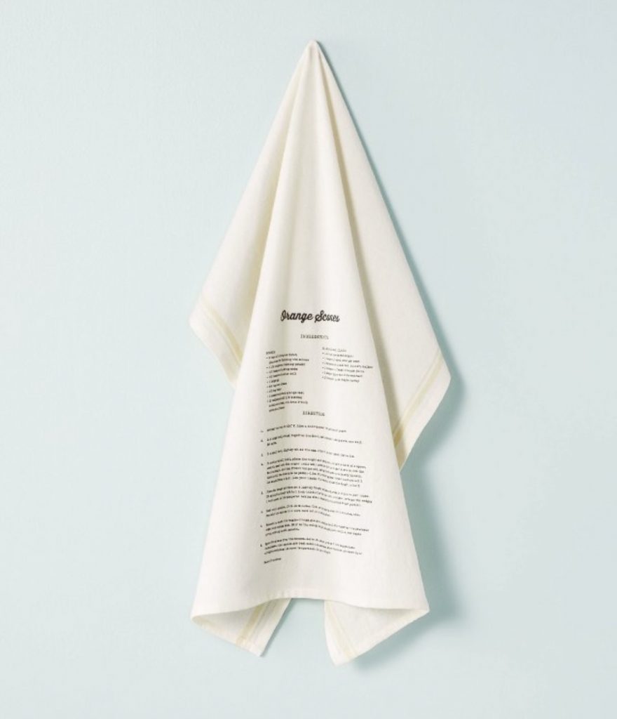 Orange Scone Tea Towel