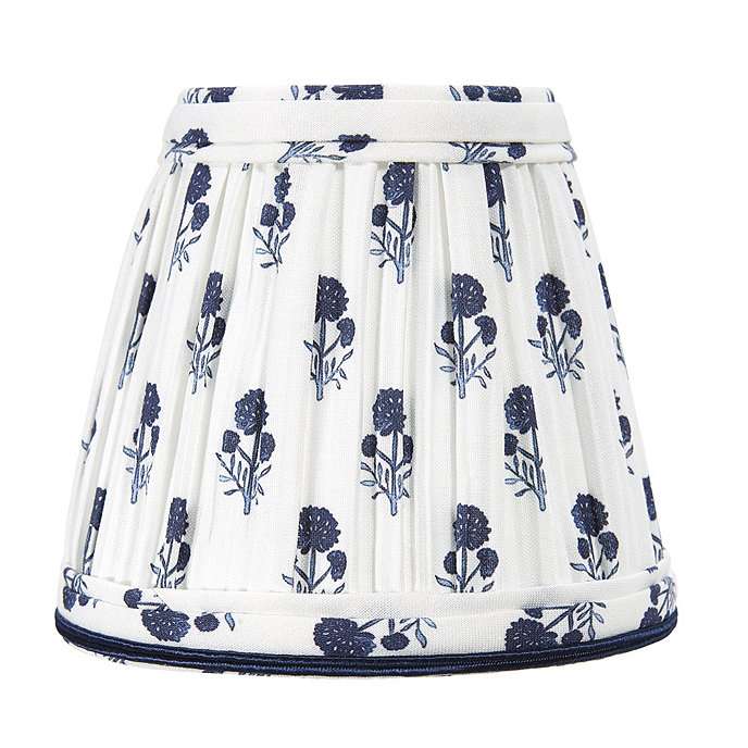 Block Print Chandelier Shade