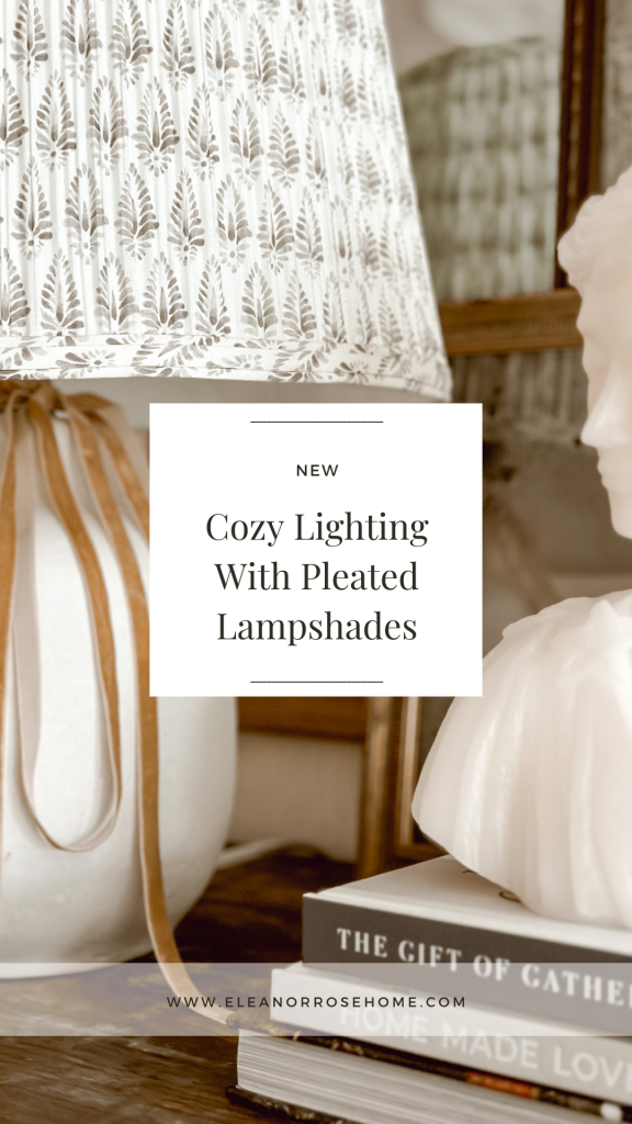 Cozy Lighting With Pleated Lampshades