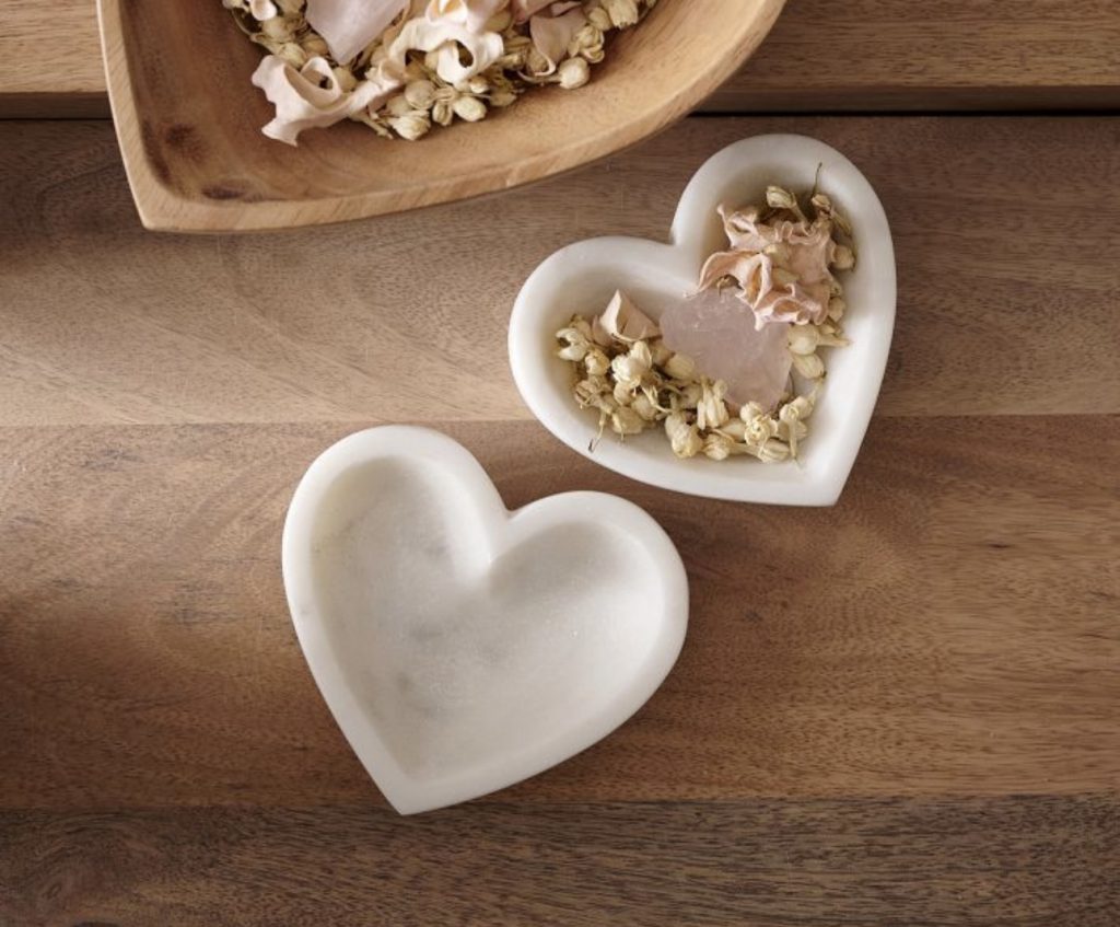 Marble Heart Dishes