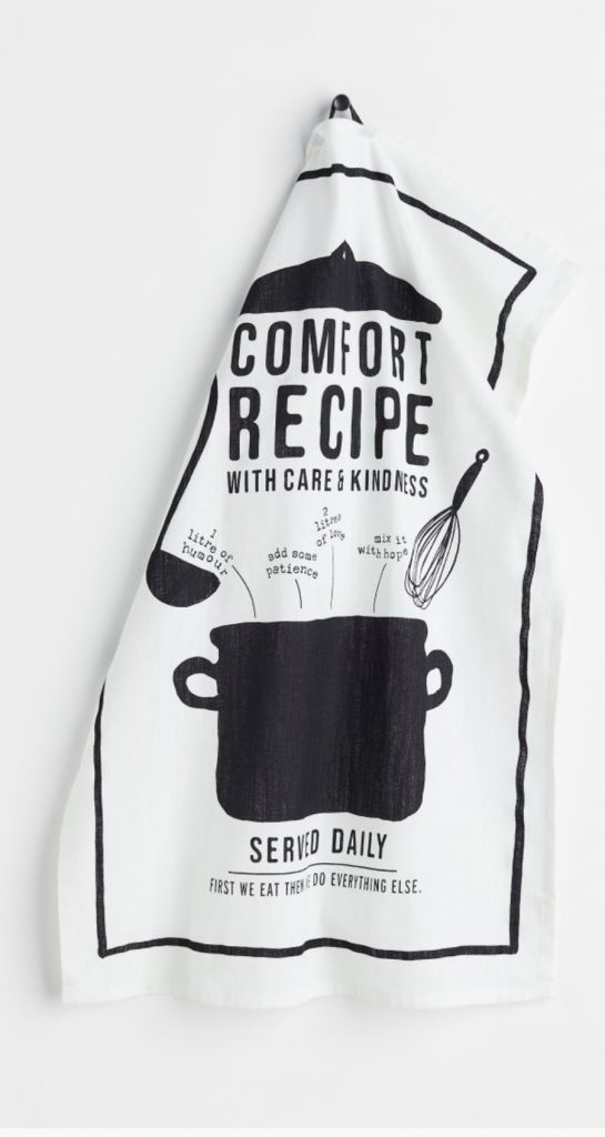 Comfort Recipe Hand Towel