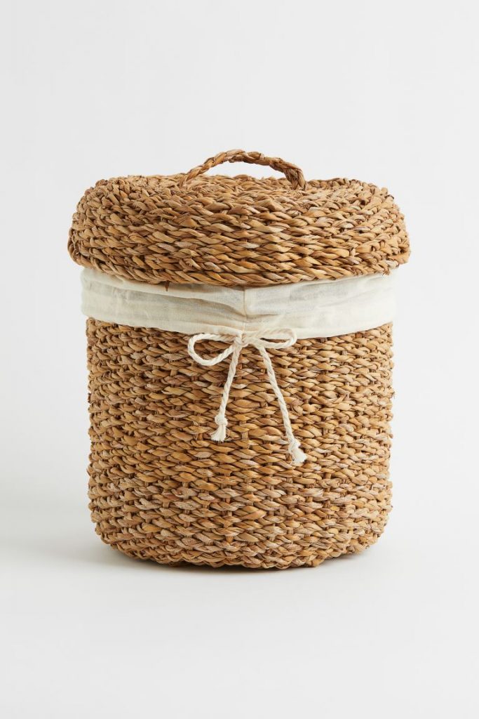 Storage Basket With Lid