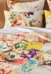 Floral duvet from Anthropologie that is charming & whimsical.