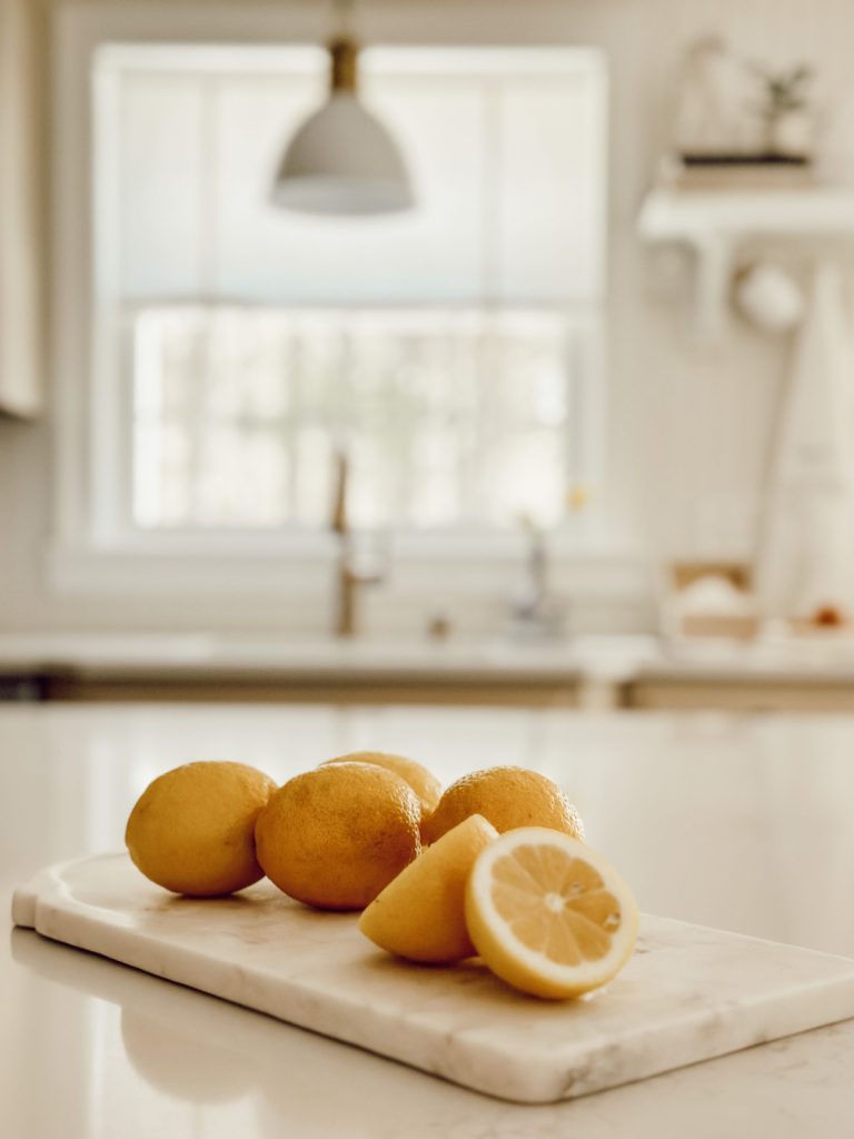 Lemons are the perfect fruit to display in a spring home.