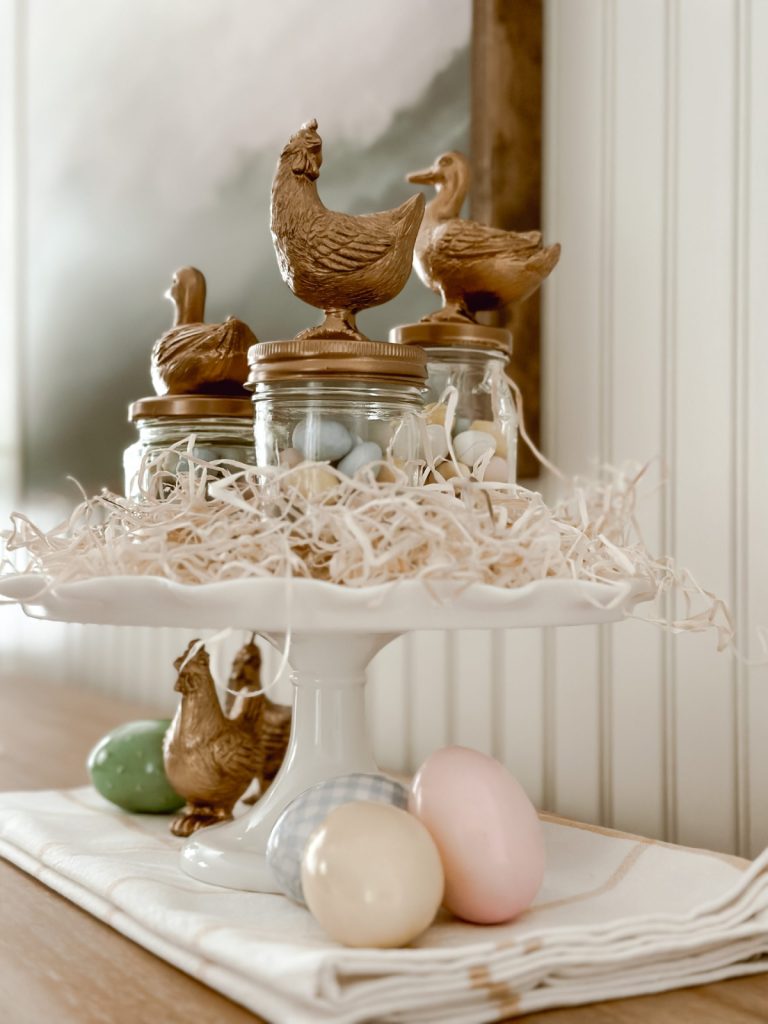Easter decorations from Eleanor Rose Home to create a well loved home.