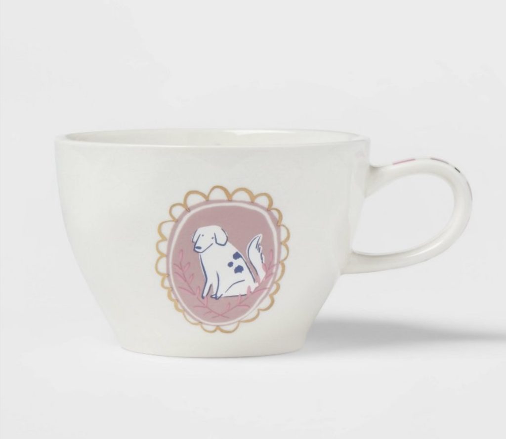 Dog mom latte mug for the mom who loves dogs and coffee.