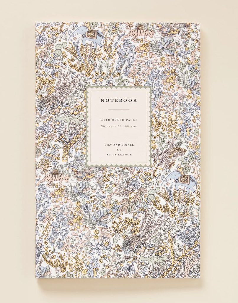 Floral notebook for note keeping & journaling.