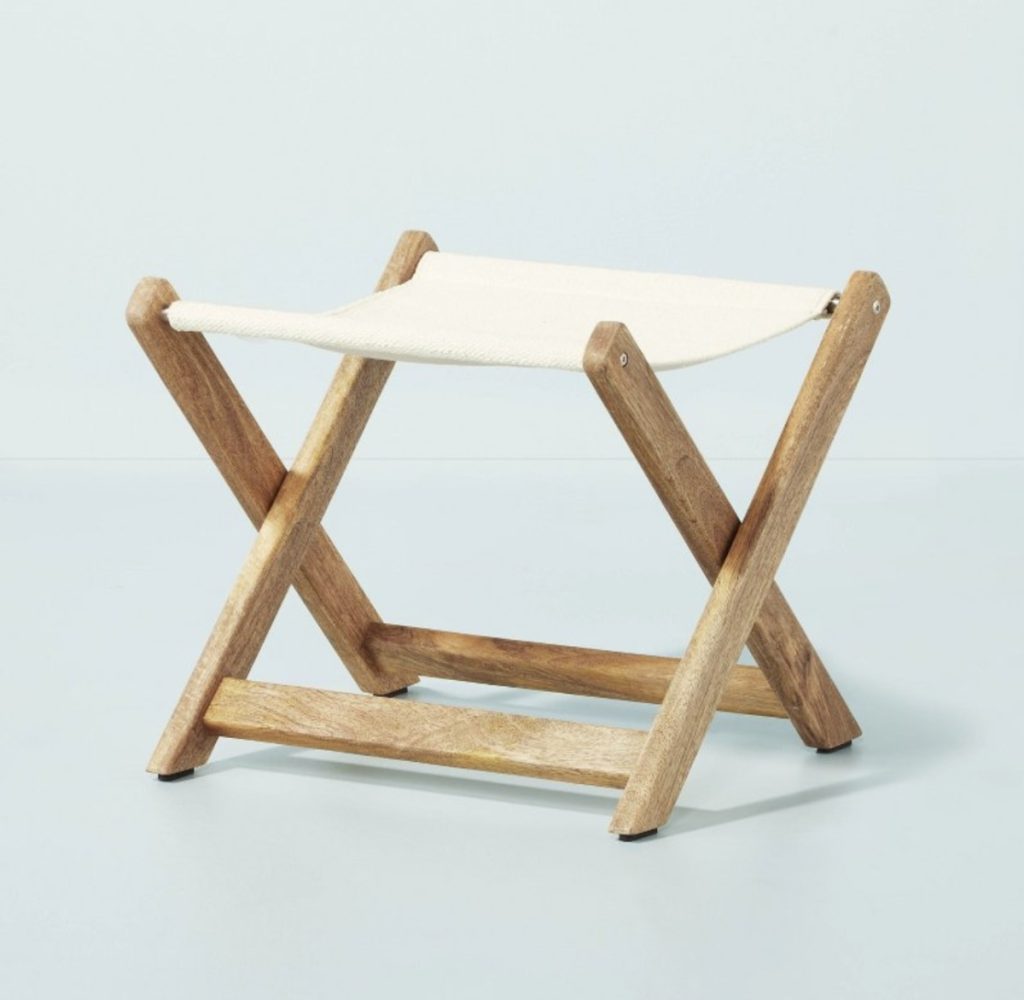 Garden bench from Target for when mom works outdoors.