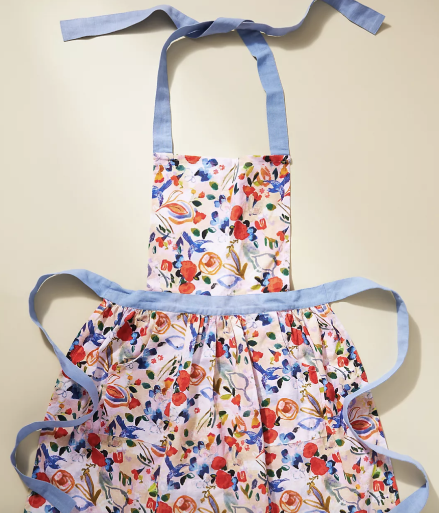 Kitchen apron from Anthropologie for the mom who likes to cook.
