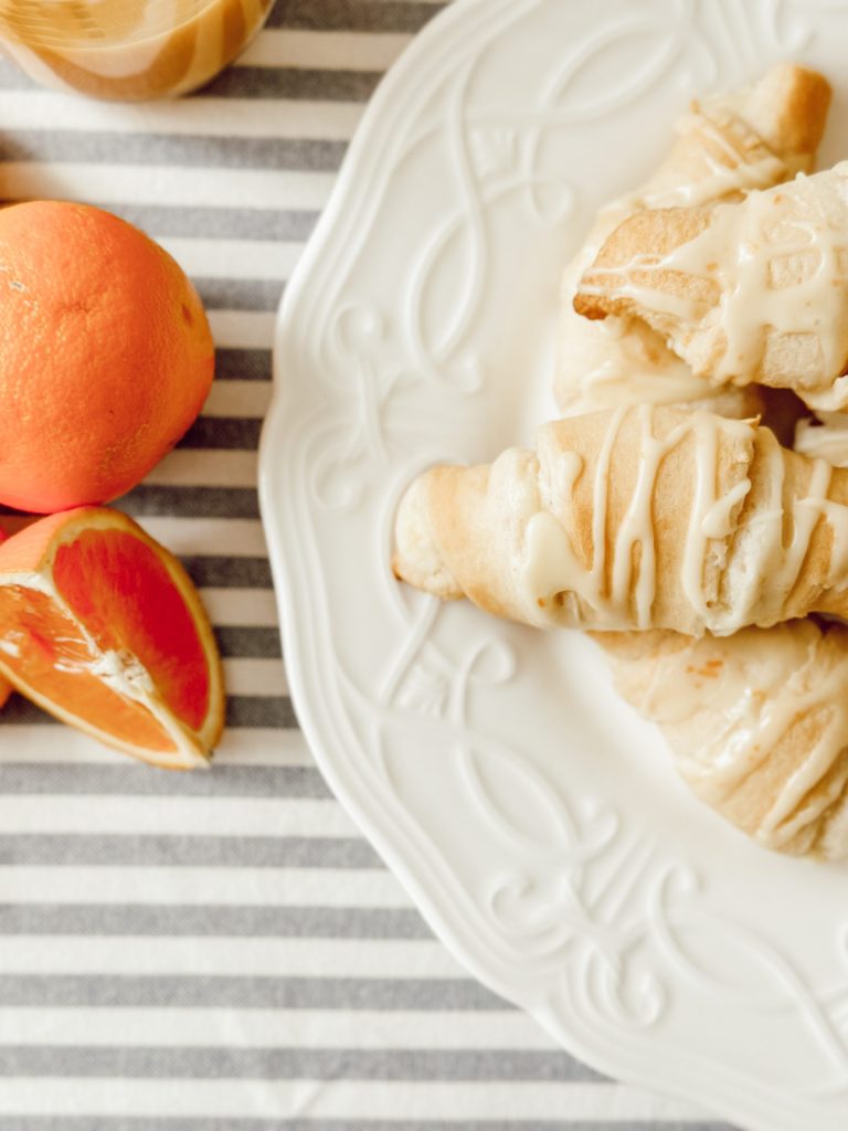 Orange crescent rolls are an easy & delicious breakfast treat.