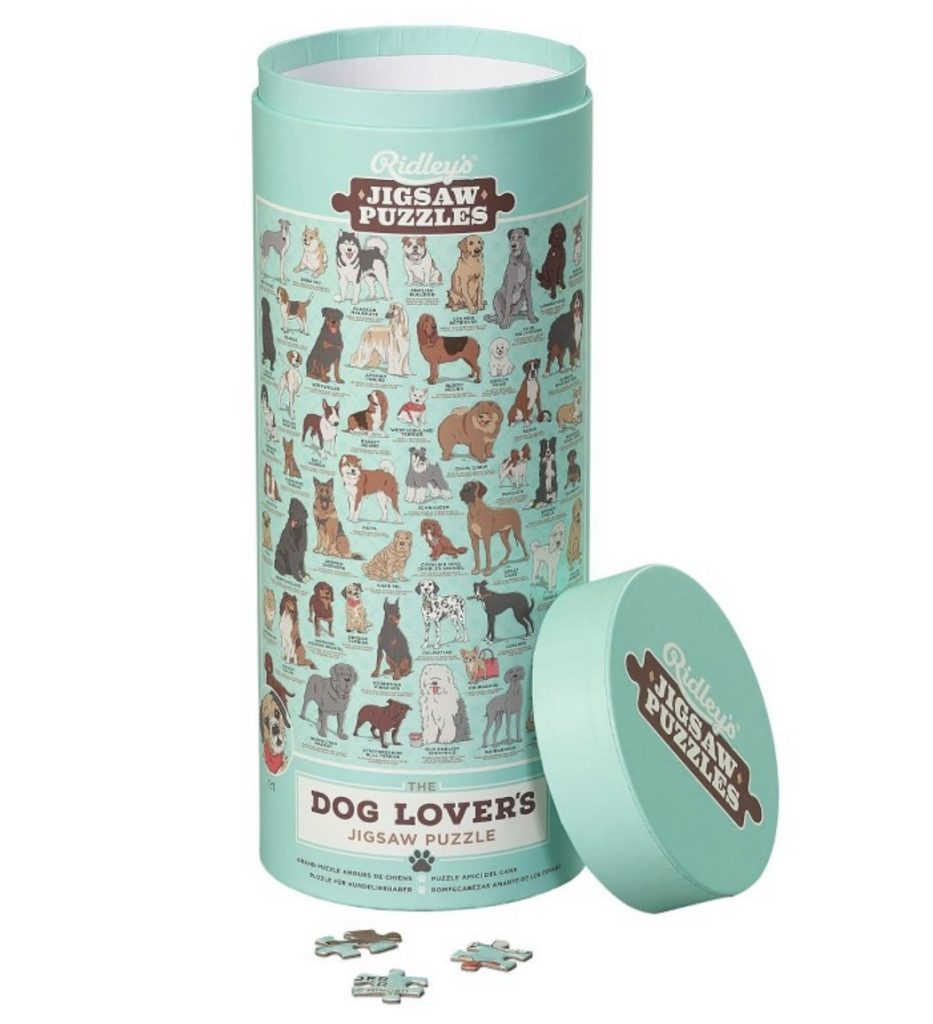 Dog lovers puzzle from Target for the mom who loves dogs.