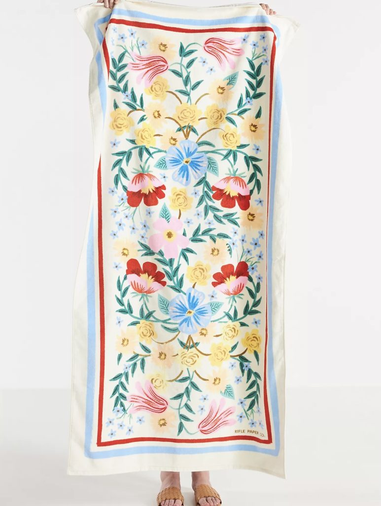 Beach towel for mom this Mother's Day.