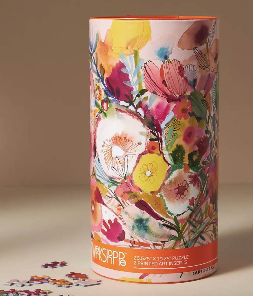 Strawberry fields puzzle from Anthropologie for mom this Mother's Day.