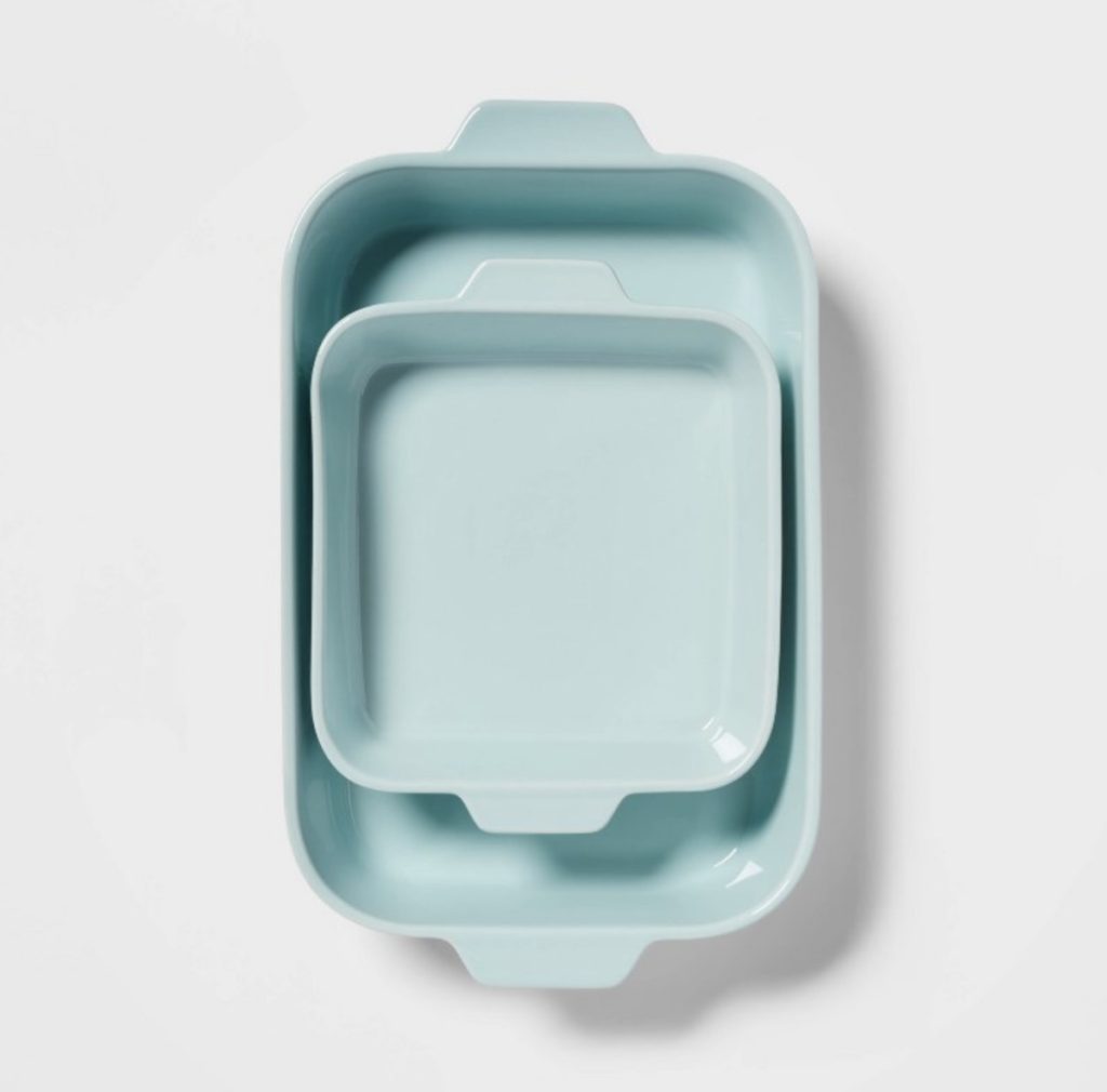2 aqua baking dishes is the perfect Mother's Day gift at Target.