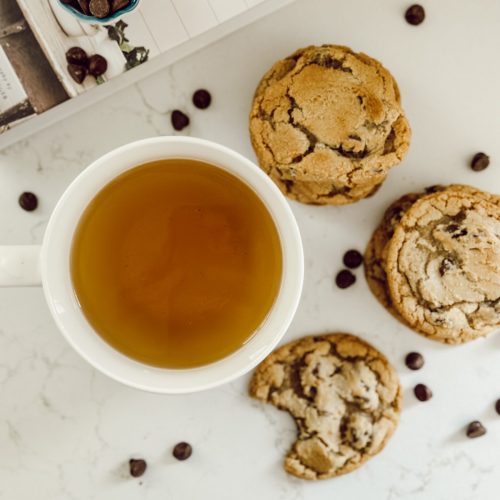 Chocolate chip cookies are the ultimate cozy gift for friends or family.