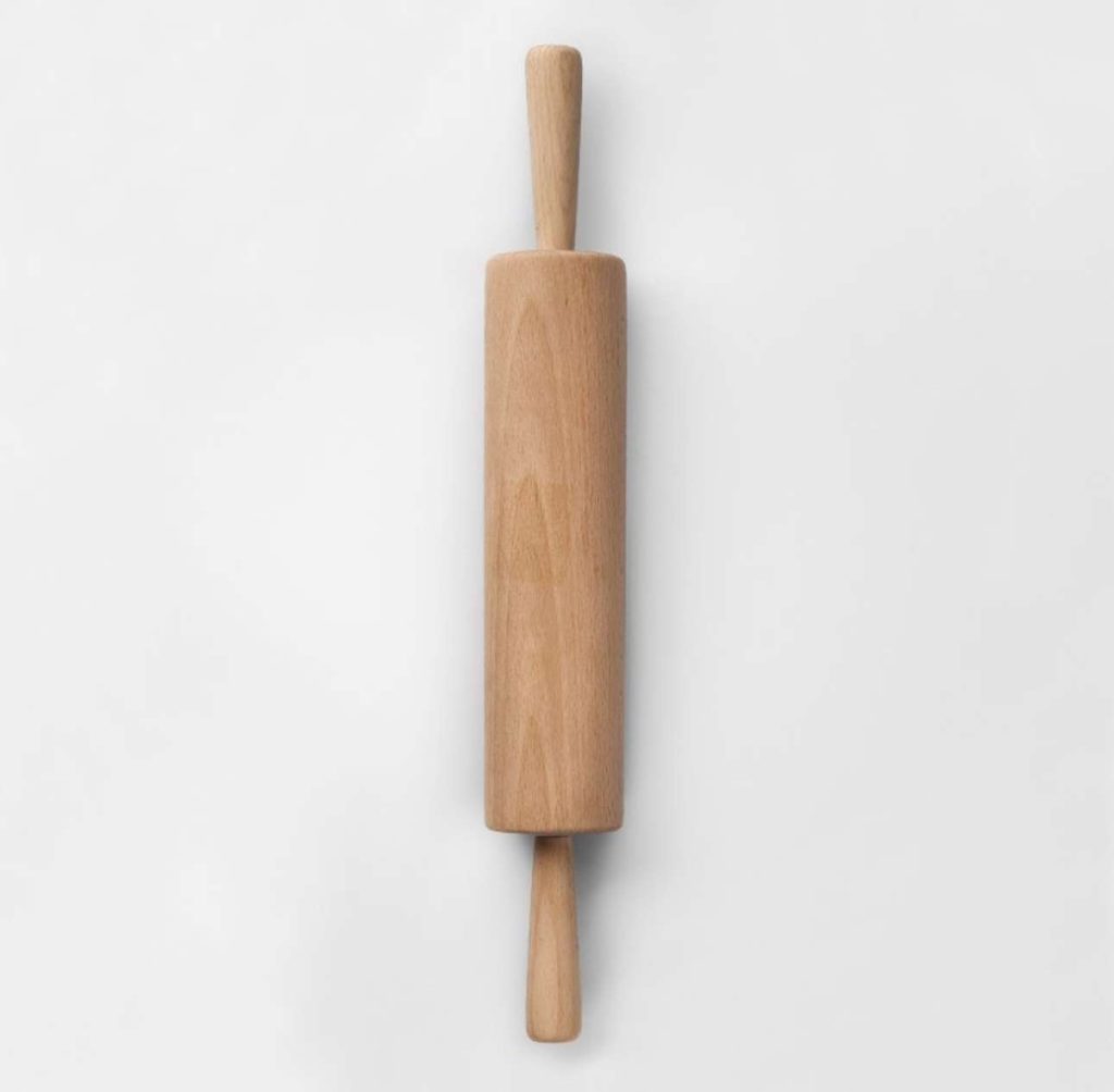 A quality wooden rolling pin is a great Mother's Day gift at Target for the mom who loves to bake.