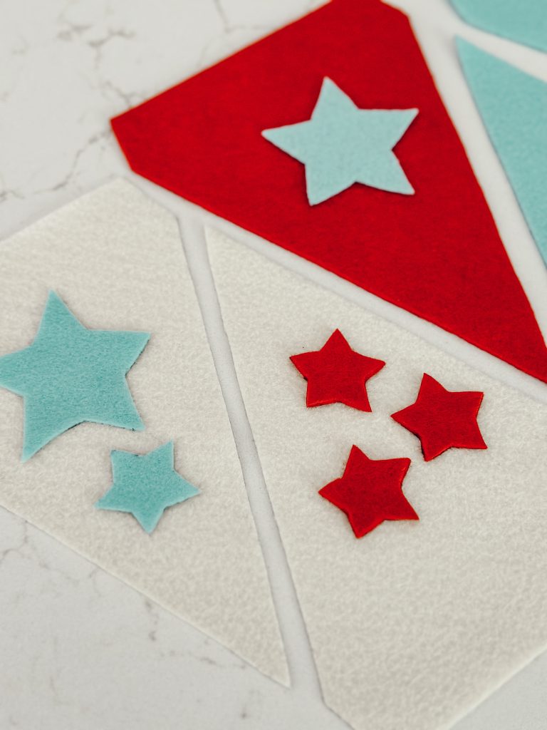 4th of July DIY flags for Americana decor at home.