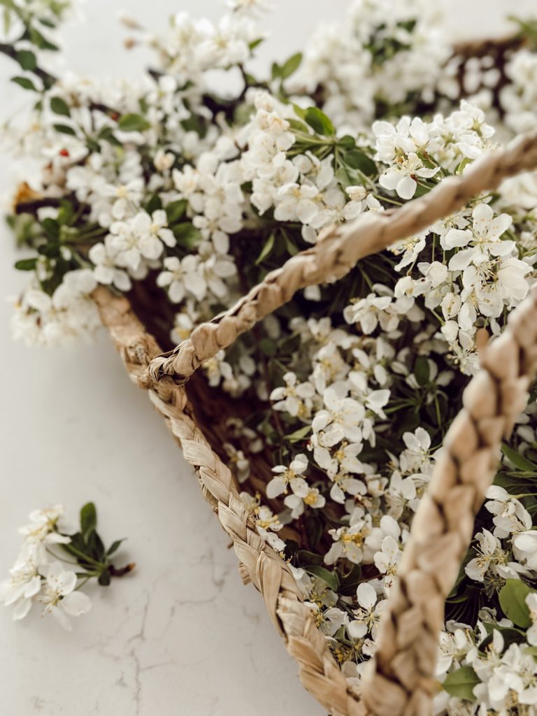 Woven rattan baskets are great for decorating a classic & timeless home.