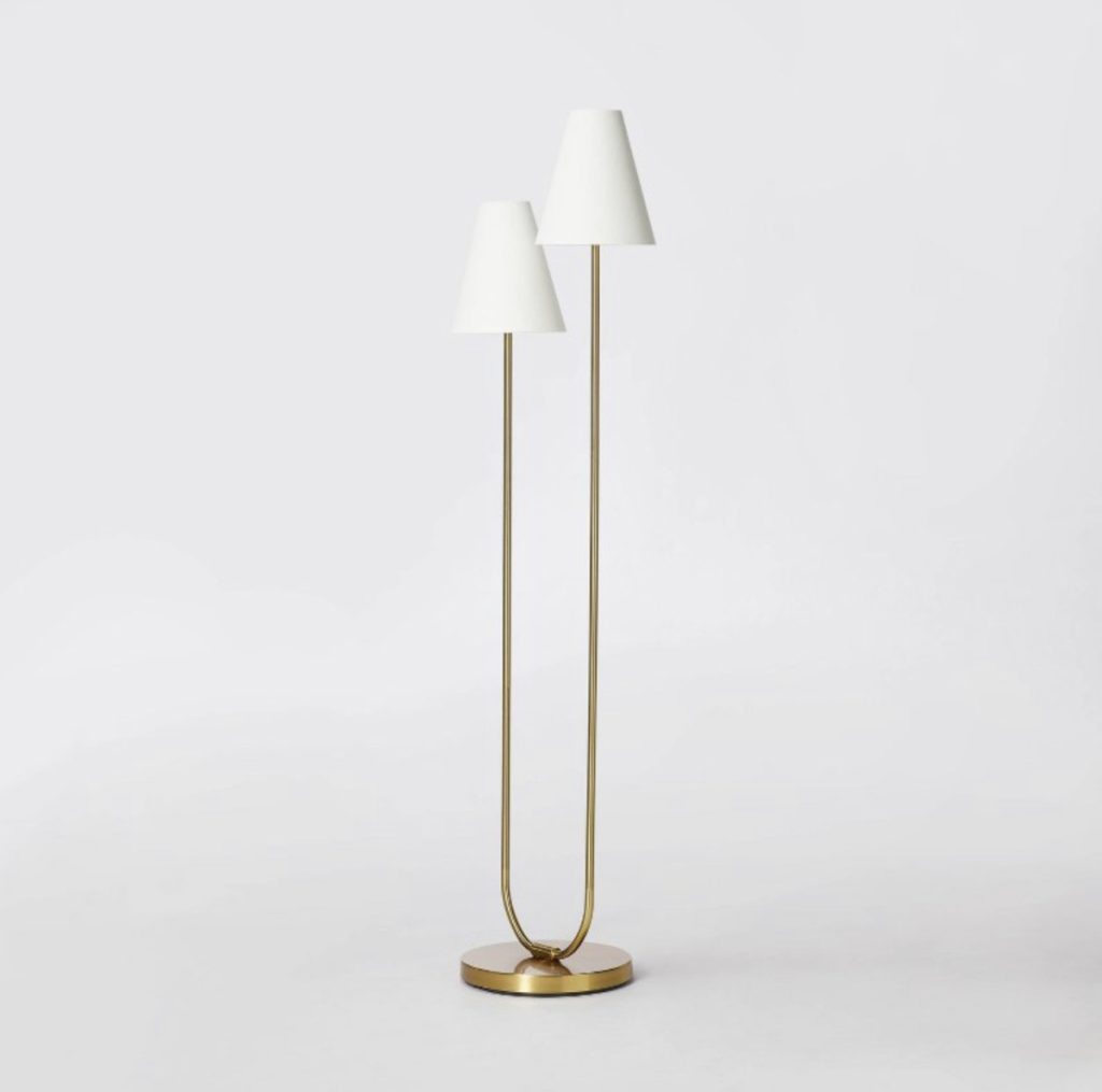 Double light floor lamp from the new Studio McGee summer collection.