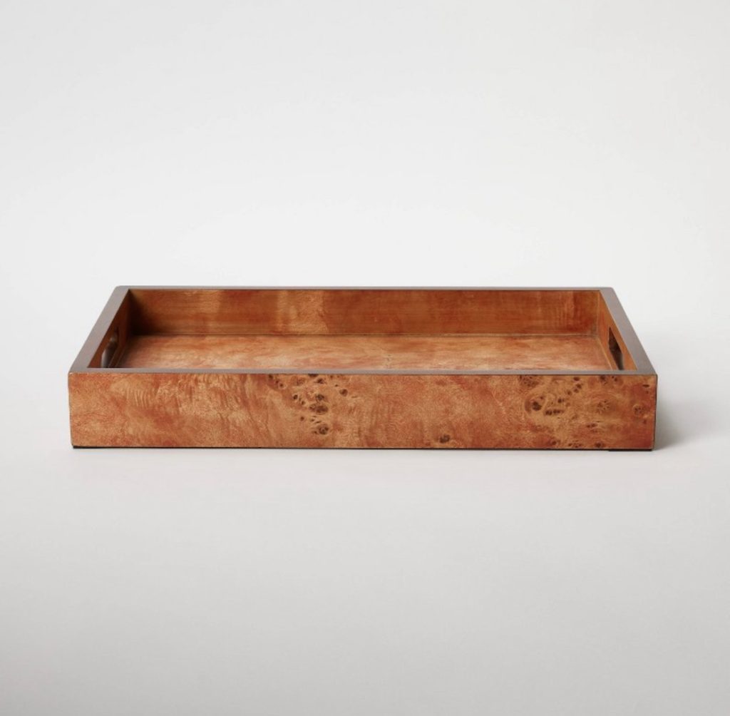 Wooden tray for the kitchen or living room.