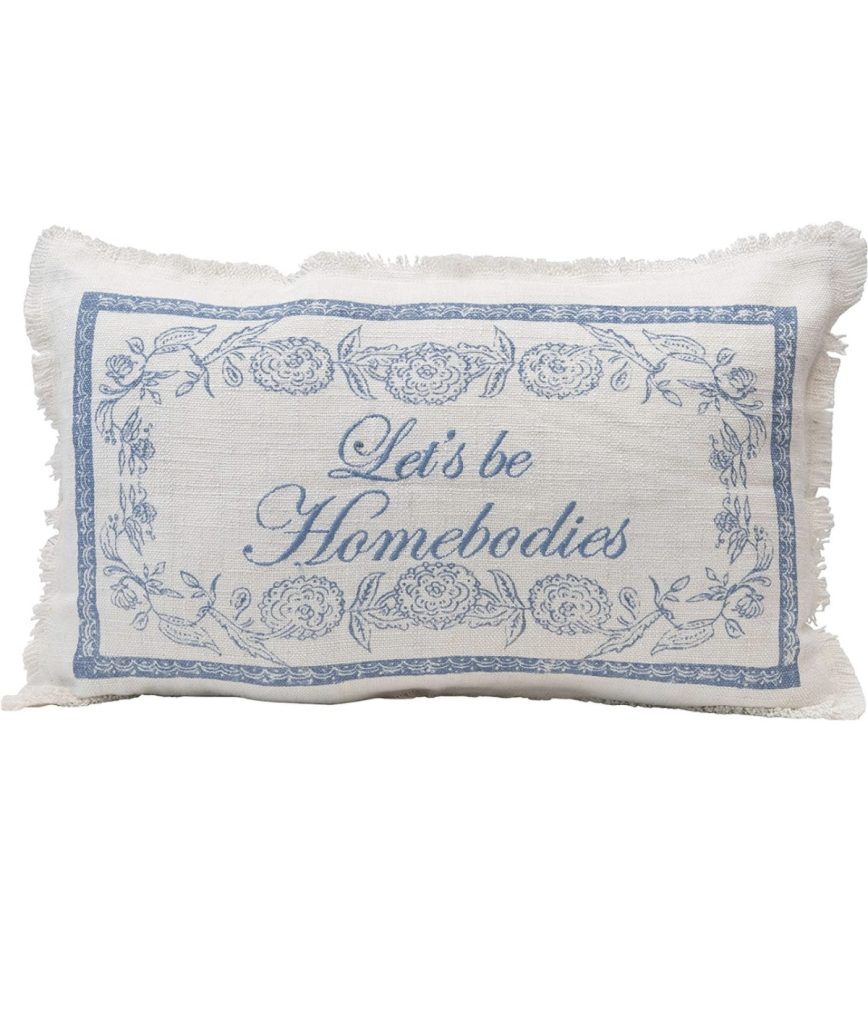 Affordable Anthro dupe pillow from Amazon for the couch. 