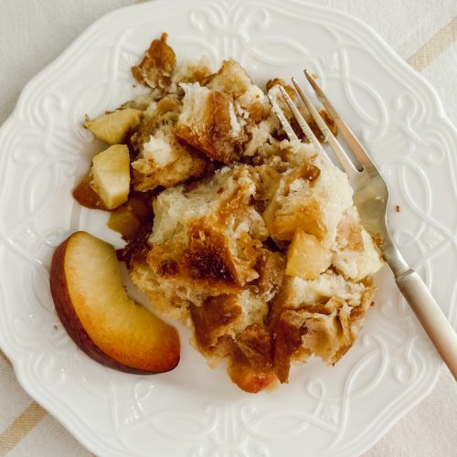 Delicious bread pudding for an easy summer or winter dessert.