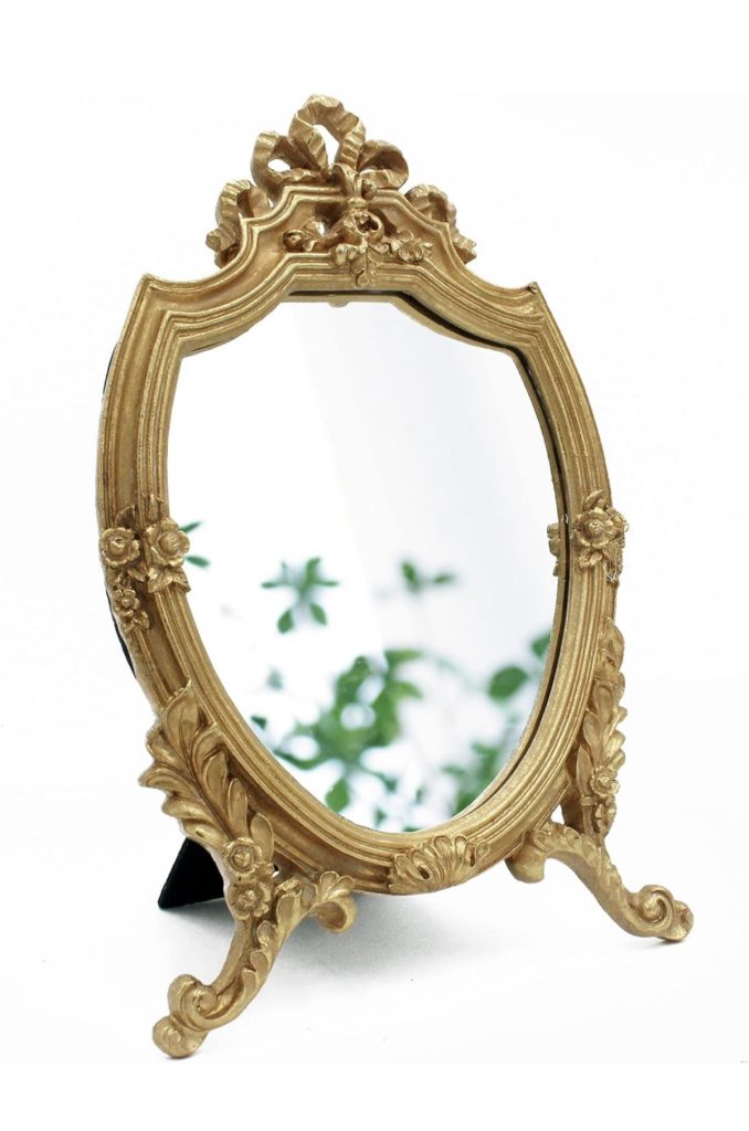 Vanity mirror from Amazon that resembles one sold at Anthropologie.