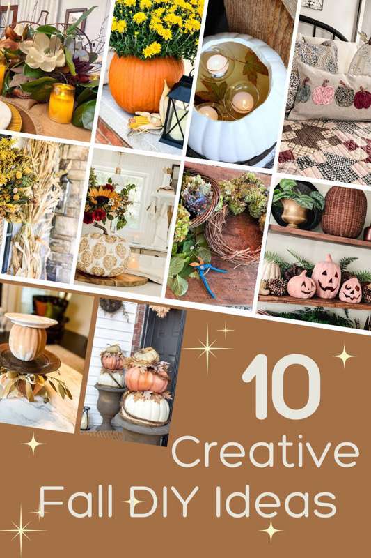 10 creative fall diy ideas that are simple and won't break the bank.
