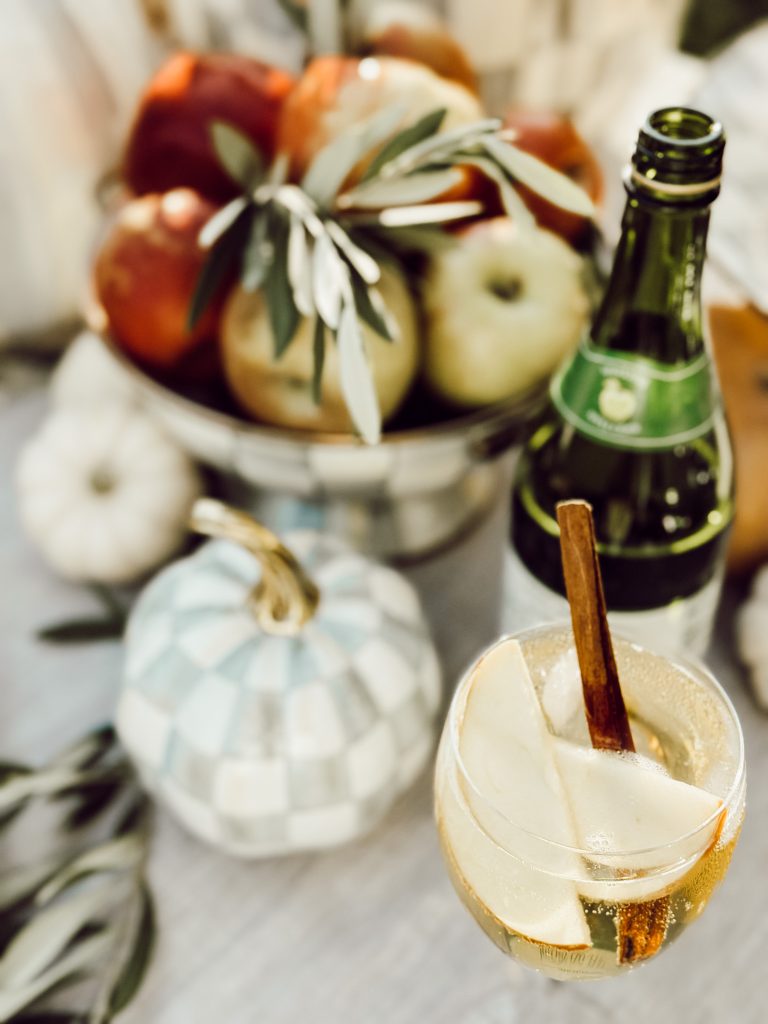 Sparkling apple cider is a great way to enjoy the taste of fall.