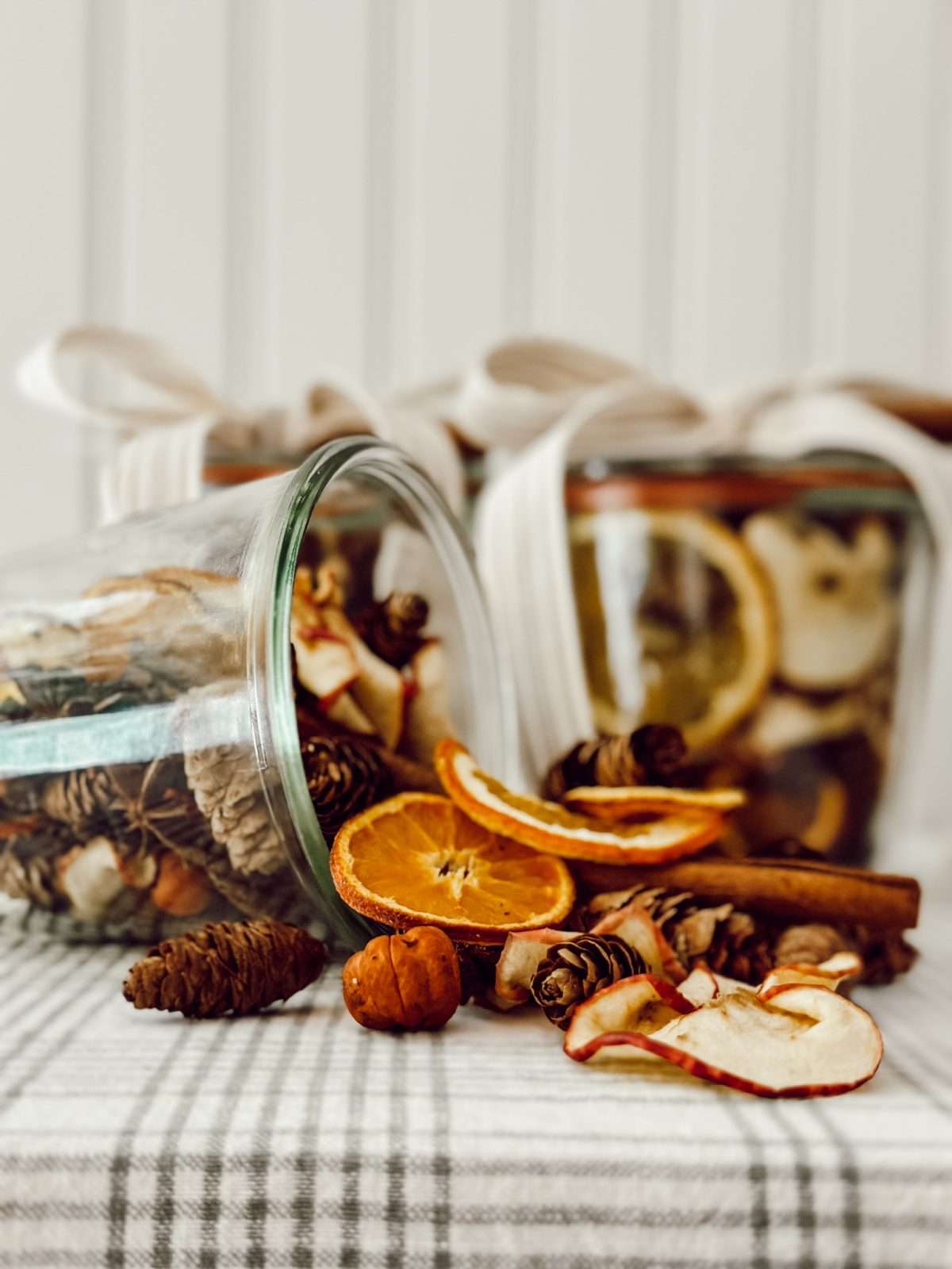 Christmas Potpourri in a Jar With Free Printable Tags - Eleanor Rose Home