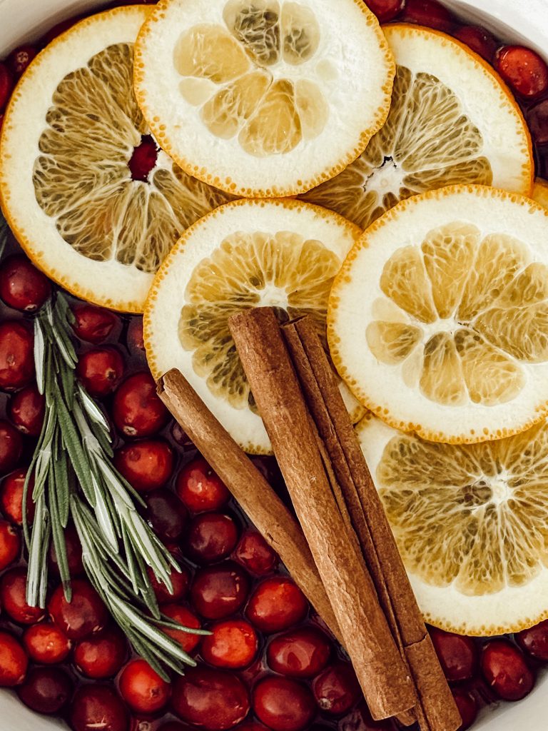 A home freshener made with all natural ingredients to create a cozy home.