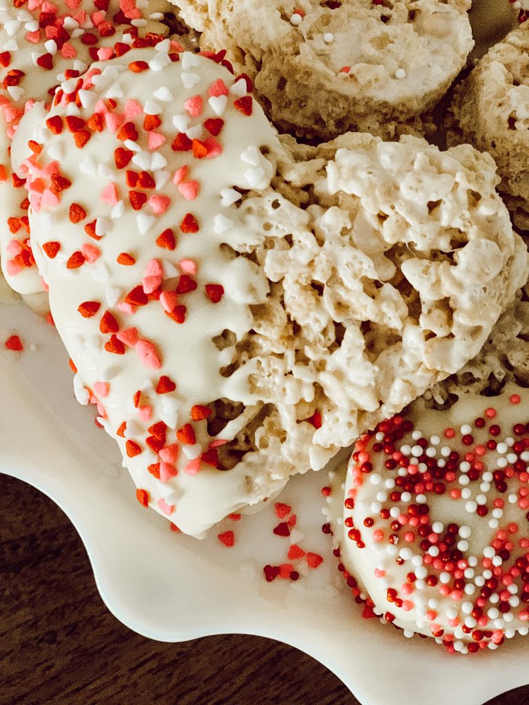 Chocolate dipped Rice Krispie treats for a delicious snack idea.
