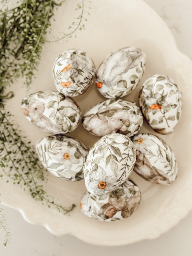 DIY decoupage Easter eggs is a simple craft for the Easter holiday.