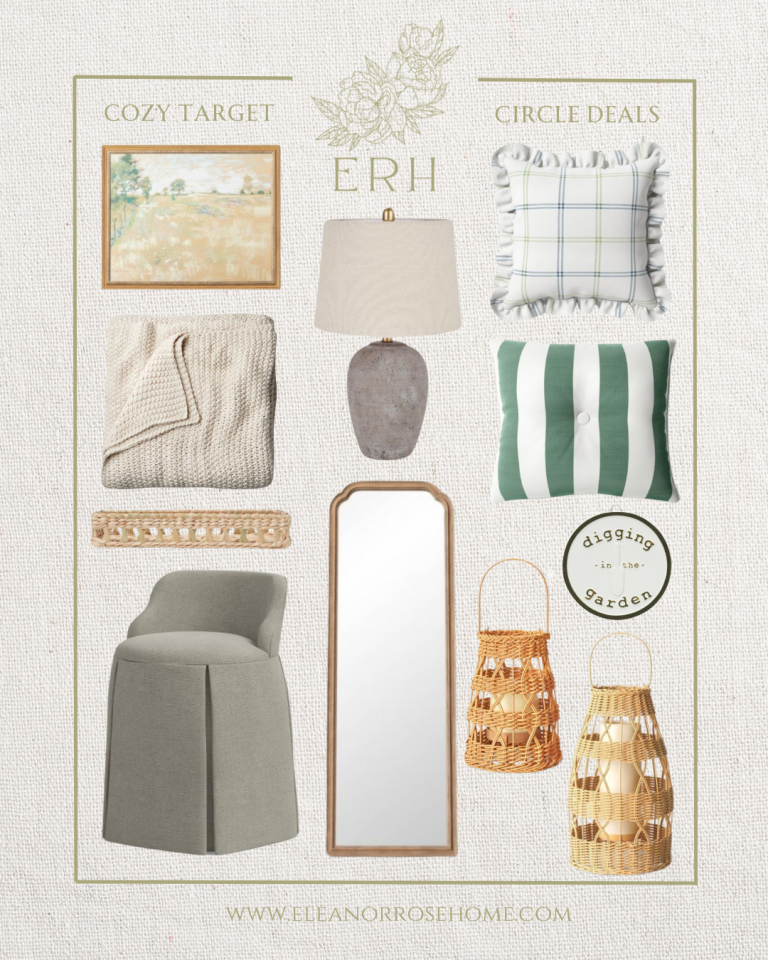 Cozy Target Circle Deals for Target Circle members spring 2024.