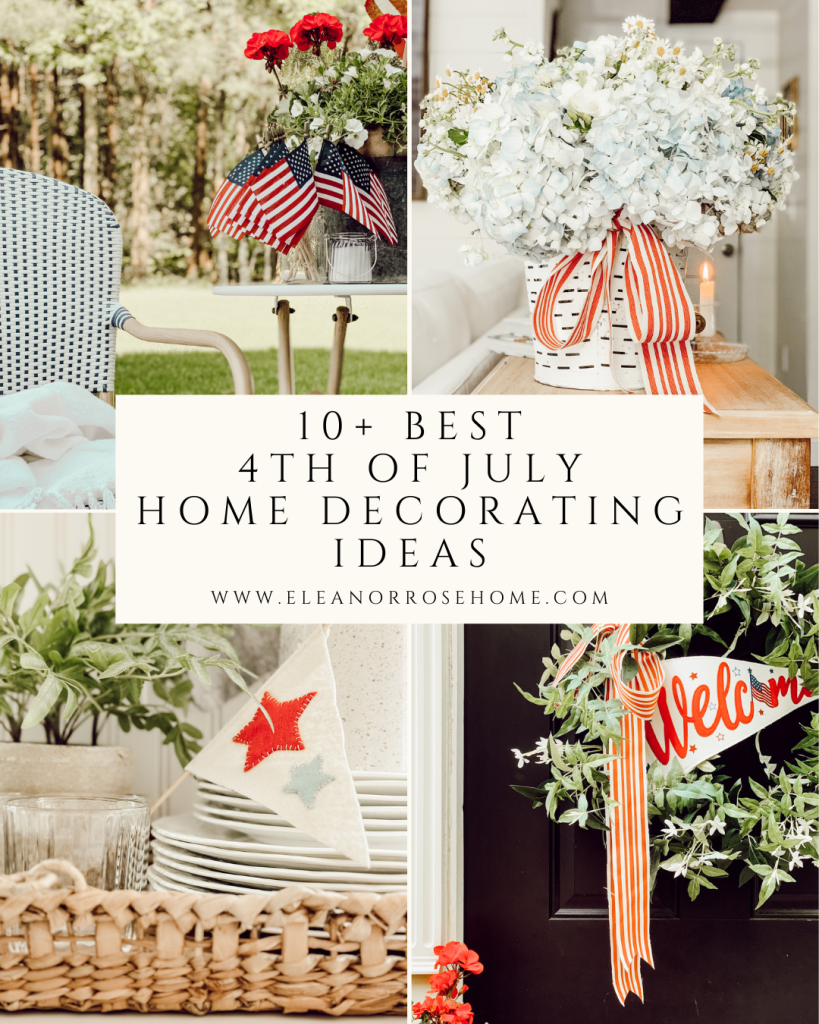 10 of the best 4th of July home decorating ideas to add to your home decor.