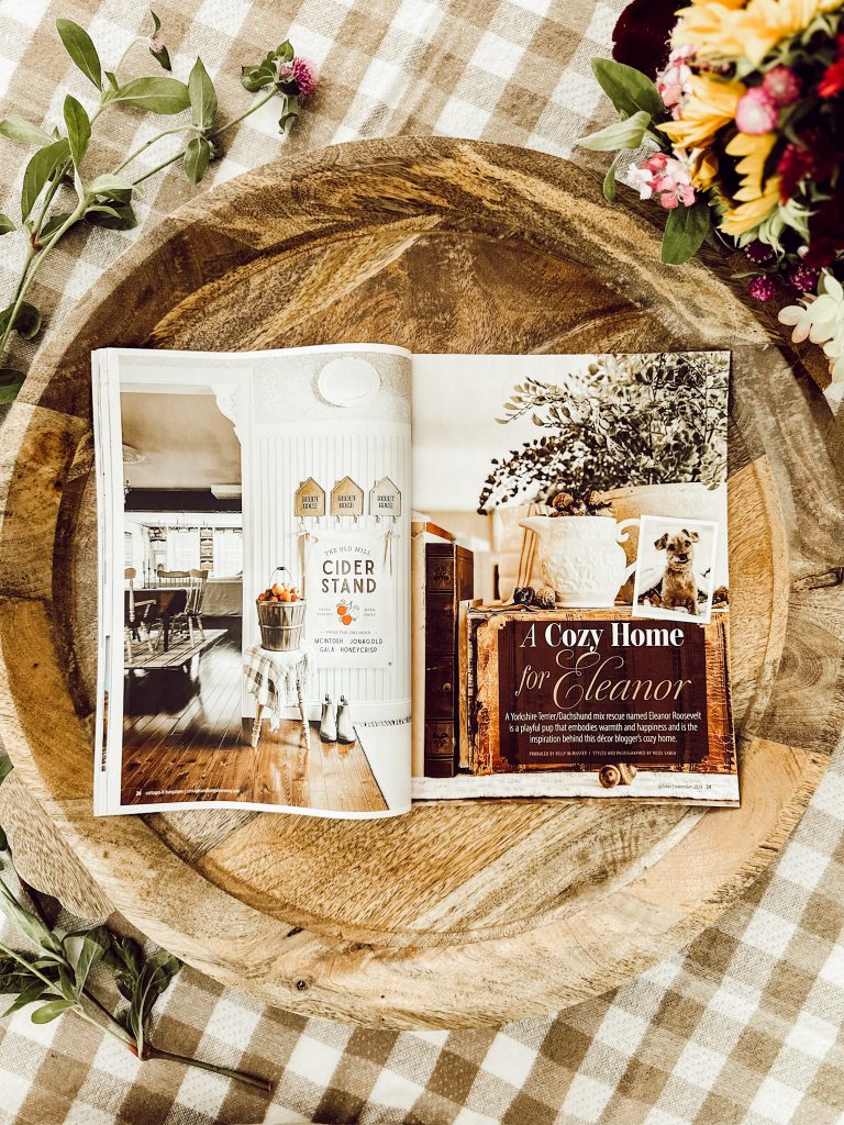 Eleanor Rose Home featured in the October/November issue of a magazine.