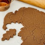 DIY pumpkin spice salt dough recipe made with all purpose flour, table salt, seasonal spices, and water.