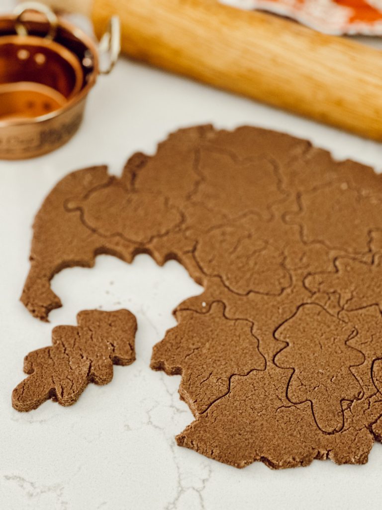 DIY pumpkin spice salt dough recipe made with all purpose flour, table salt, seasonal spices, and water.