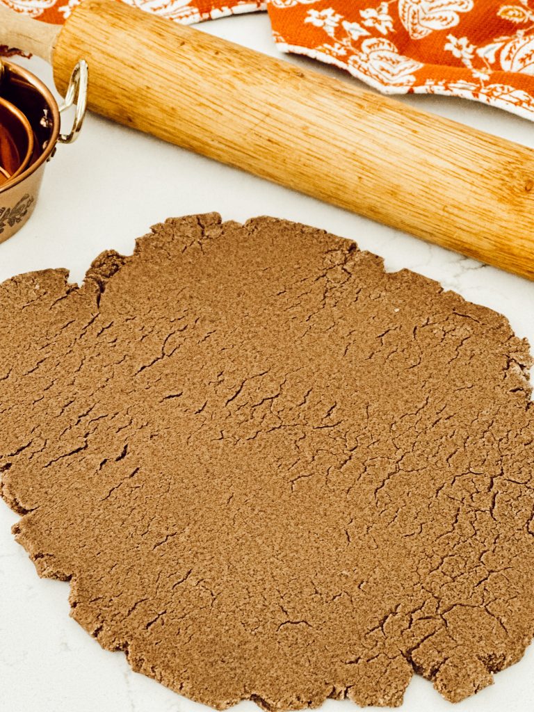 Brown pumpkin salt dough ready for fall crafting for fall home decorations.