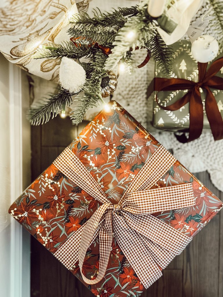 Elevate your Christmas decor with a tree skirt underneath the tree.