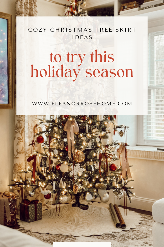 Cozy Christmas tree skirts to try in your home decor this holiday season.